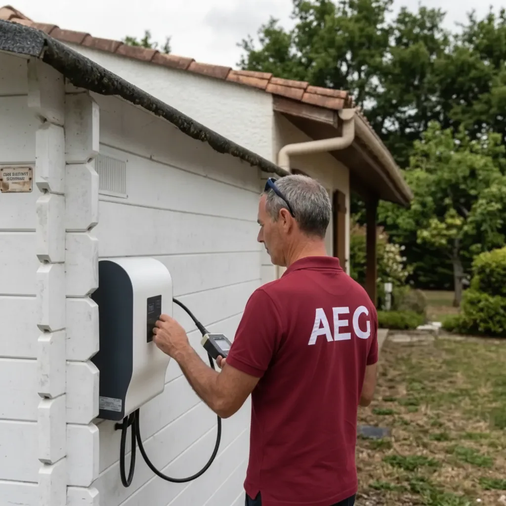 Borne de recharge IRVE à Cholet