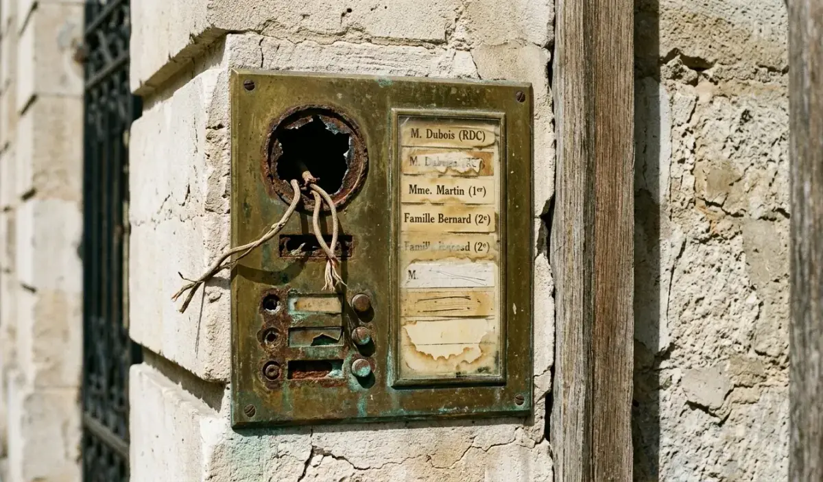Interphone et visiophone à Cholet — avant (chantier 5)